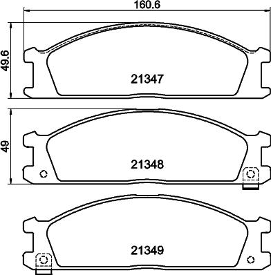 DON PCP1851 - Set placute frana,frana disc allinparts.ro