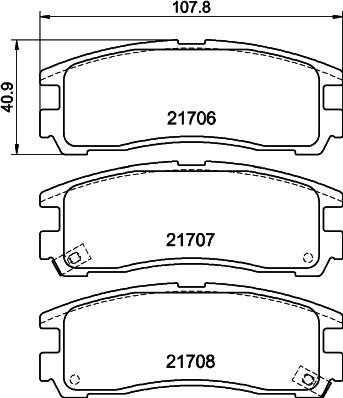 DON PCP1860 - Set placute frana,frana disc allinparts.ro