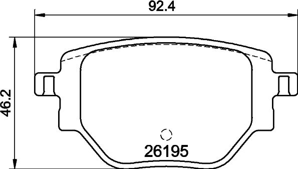 DON PCP1809 - Set placute frana,frana disc allinparts.ro