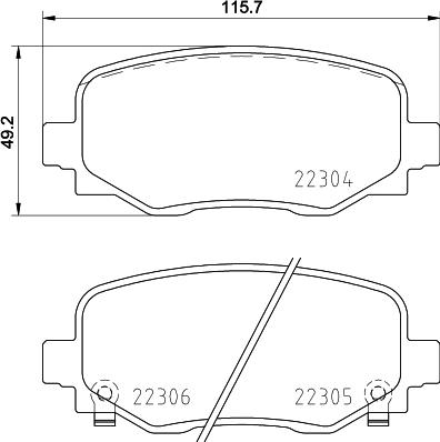 DON PCP1889 - Set placute frana,frana disc allinparts.ro