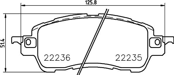 DON PCP1886 - Set placute frana,frana disc - allinparts.ro