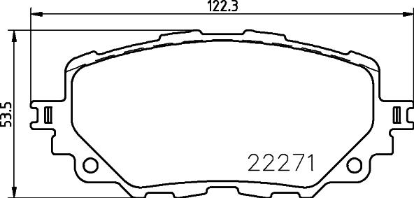 DON PCP1888 - Set placute frana,frana disc - allinparts.ro
