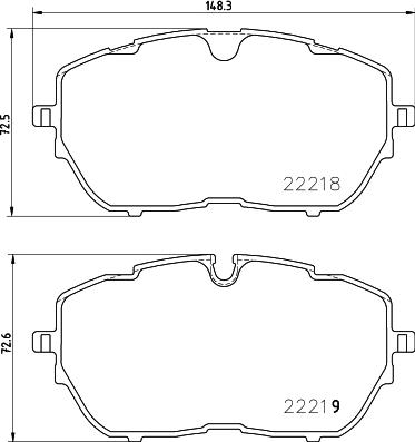 DON PCP1883 - Set placute frana,frana disc allinparts.ro