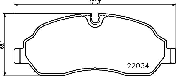 DON PCP1870 - Set placute frana,frana disc allinparts.ro