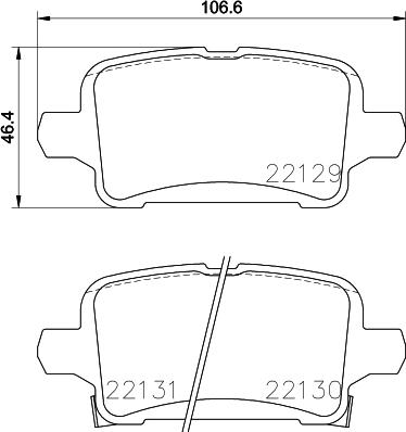 DON PCP1878 - Set placute frana,frana disc - allinparts.ro