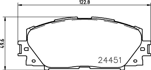 DON PCP1390 - Set placute frana,frana disc allinparts.ro