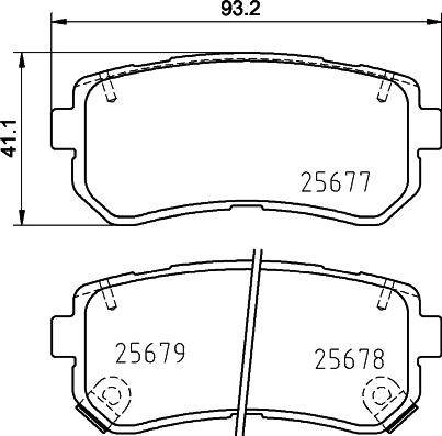 DON PCP1366 - Set placute frana,frana disc allinparts.ro