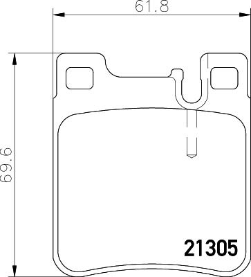 DON PCP1320 - Set placute frana,frana disc - allinparts.ro
