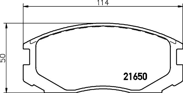 DON PCP1257 - Set placute frana,frana disc allinparts.ro