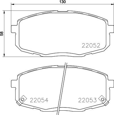 DON PCP1207 - Set placute frana,frana disc allinparts.ro