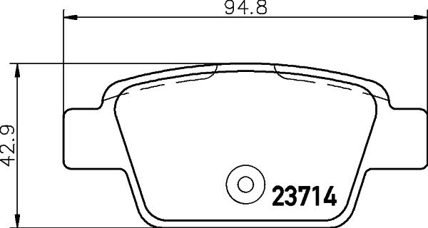 DON PCP1213 - Set placute frana,frana disc allinparts.ro