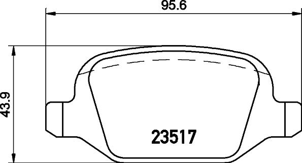 DON PCP1283 - Set placute frana,frana disc - allinparts.ro
