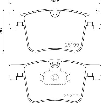 DON PCP1237 - Set placute frana,frana disc - allinparts.ro