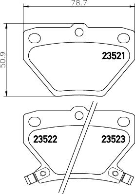 DON PCP1225 - Set placute frana,frana disc allinparts.ro
