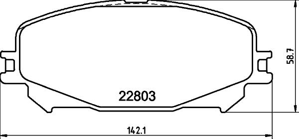 DON PCP1790 - Set placute frana,frana disc - allinparts.ro