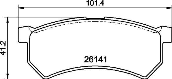 DON PCP1744 - Set placute frana,frana disc - allinparts.ro