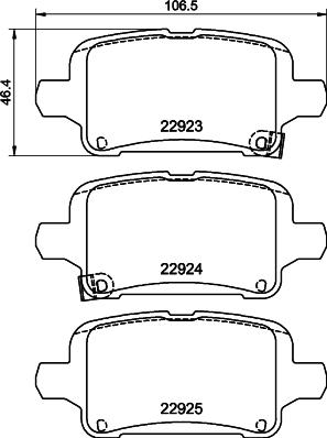 DON PCP1766 - Set placute frana,frana disc allinparts.ro