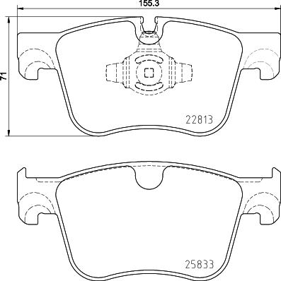 DON PCP1723 - Set placute frana,frana disc - allinparts.ro