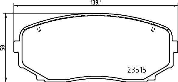 DON PCP1777 - Set placute frana,frana disc - allinparts.ro