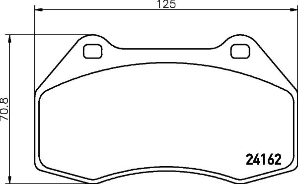 DON PCP2099 - Set placute frana,frana disc allinparts.ro