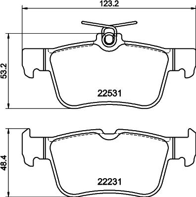 DON PCP2049 - Set placute frana,frana disc - allinparts.ro