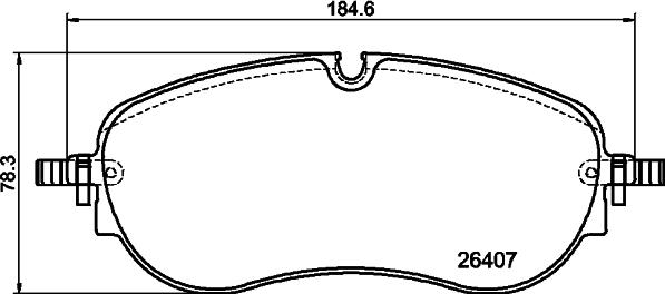 DON PCP2041 - Set placute frana,frana disc - allinparts.ro