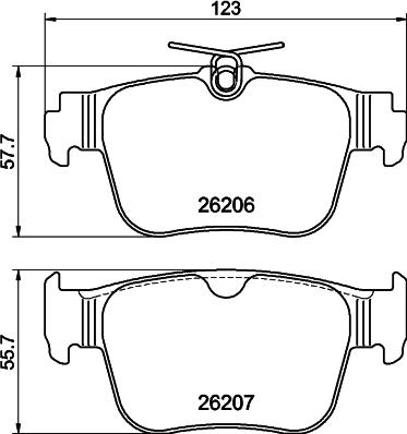 DON PCP2035 - Set placute frana,frana disc allinparts.ro