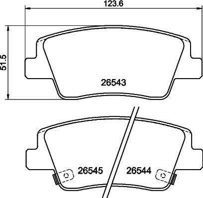 DON PCP2079 - Set placute frana,frana disc allinparts.ro