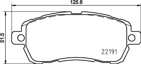 DON PCP2146 - Set placute frana,frana disc allinparts.ro