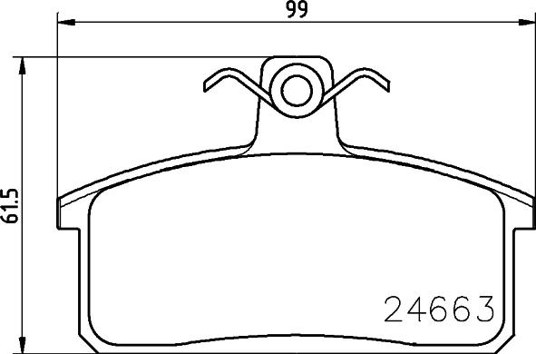 DON PCP2130 - Set placute frana,frana disc allinparts.ro