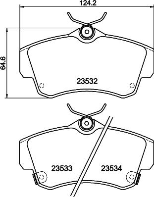 DON PCP2131 - Set placute frana,frana disc allinparts.ro