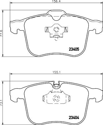 DON PCP2126 - Set placute frana,frana disc allinparts.ro