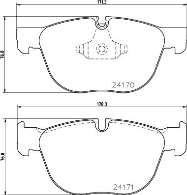 DON PCP2120 - Set placute frana,frana disc - allinparts.ro