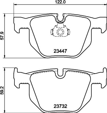 DON PCP2121 - Set placute frana,frana disc - allinparts.ro