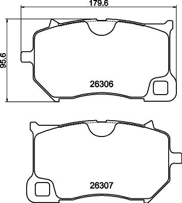 DON PCP2325 - Set placute frana,frana disc allinparts.ro