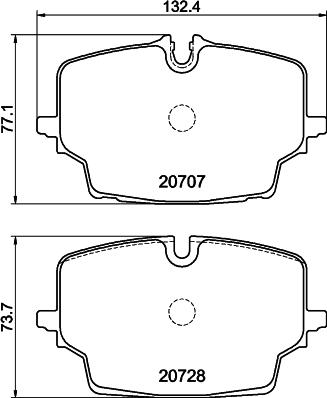 DON PCP2294 - Set placute frana,frana disc allinparts.ro