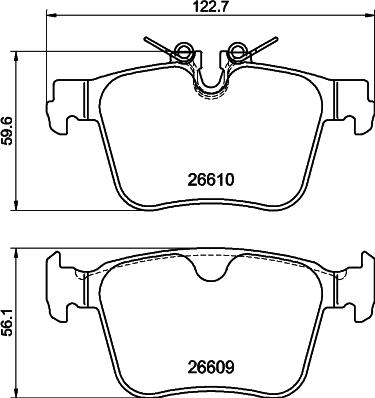 DON PCP2267 - Set placute frana,frana disc allinparts.ro