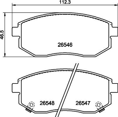 DON PCP2270 - Set placute frana,frana disc allinparts.ro