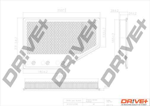Dr!ve+ DP1110.10.0590 - Filtru aer - allinparts.ro