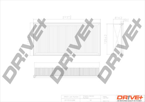 Dr!ve+ DP1110.10.0289 - Filtru aer - allinparts.ro