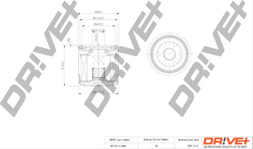 Dr!ve+ DP1110.11.0041 - Filtru ulei - allinparts.ro