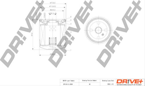 Dr!ve+ DP1110.11.0338 - Filtru ulei - allinparts.ro