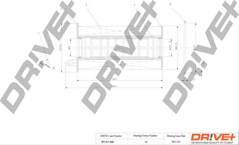 Dr!ve+ DP1110.11.0238 - Filtru ulei allinparts.ro