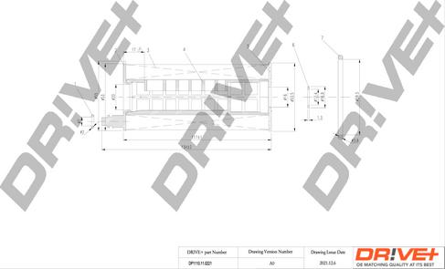 Dr!ve+ DP1110.11.0221 - Filtru ulei - allinparts.ro