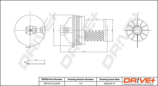 Dr!ve+ DP1110.13.0319 - Filtru combustibil - allinparts.ro