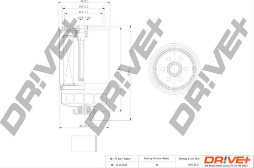 Dr!ve+ DP1110.13.0278 - Filtru combustibil allinparts.ro