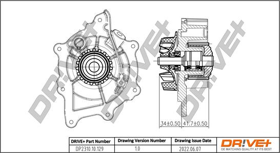 Dr!ve+ DP2310.10.129 - Pompa apa - allinparts.ro