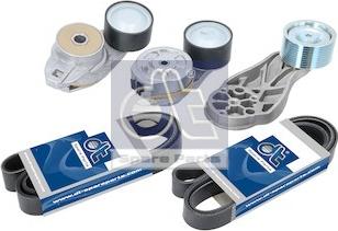 DT Spare Parts 2.91576 - Set curea transmisie cu caneluri allinparts.ro