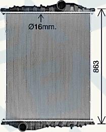 EACLIMA 31R47038 - Radiator, racire motor - allinparts.ro