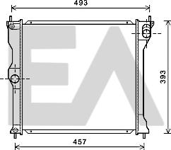 EACLIMA 31R51115 - Radiator, racire motor allinparts.ro